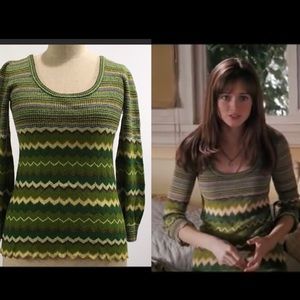 Free People Chevron Striped Sweater